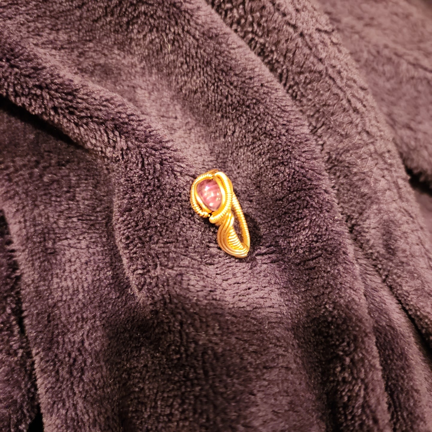 Amethyst Copper Rings