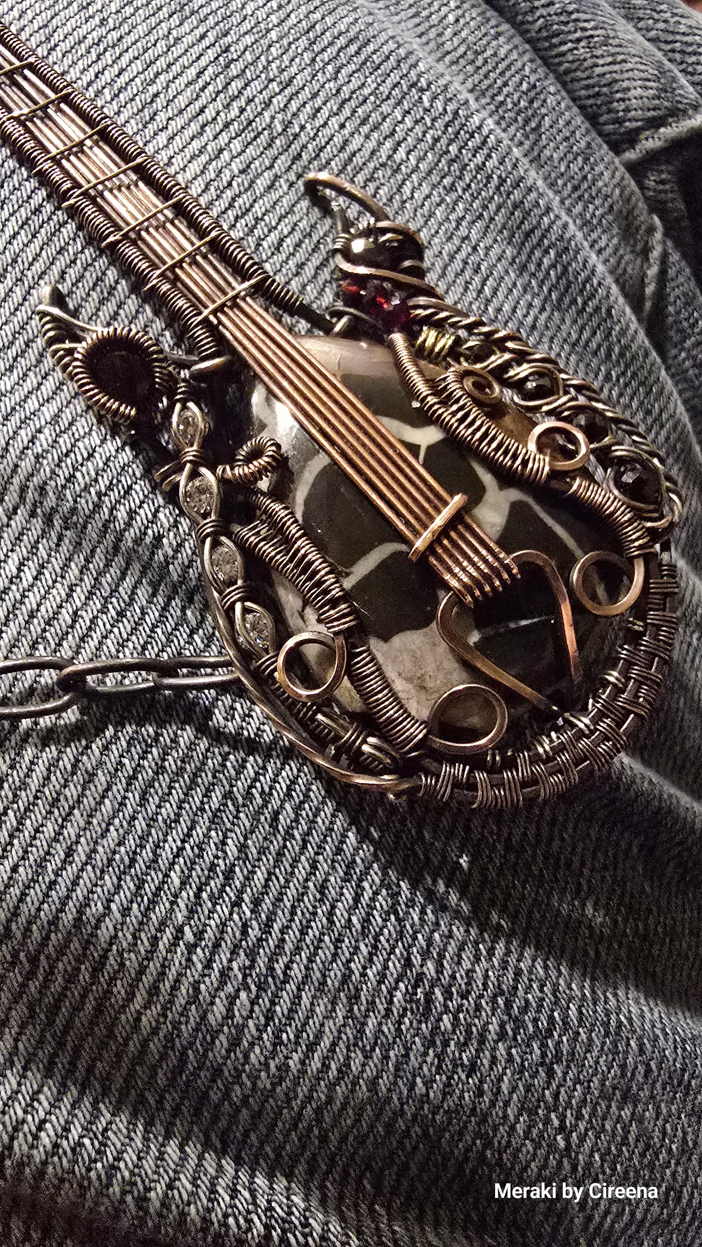 Custom Made Miniature Guitar with Stand