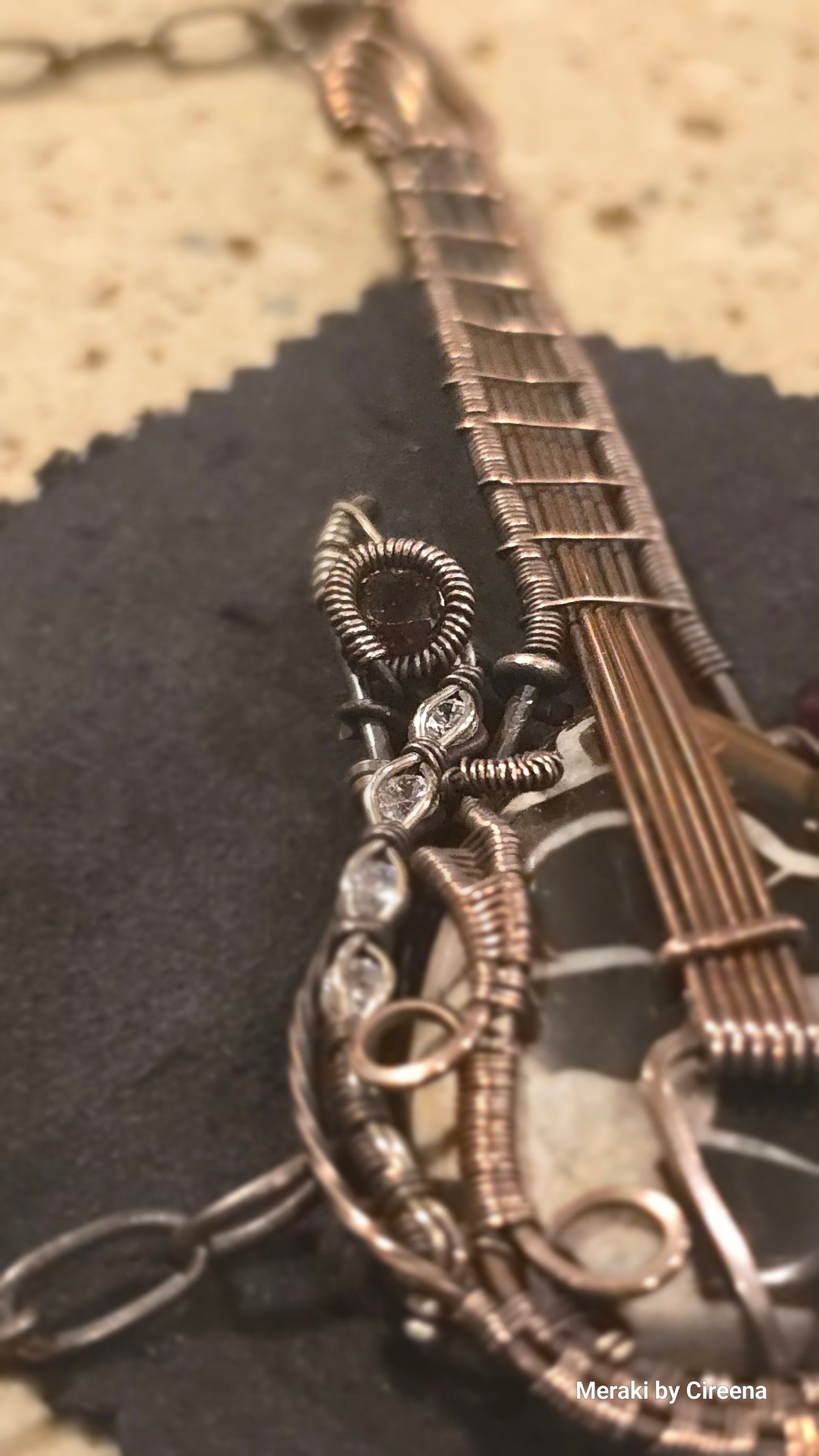 Custom Made Miniature Guitar with Stand