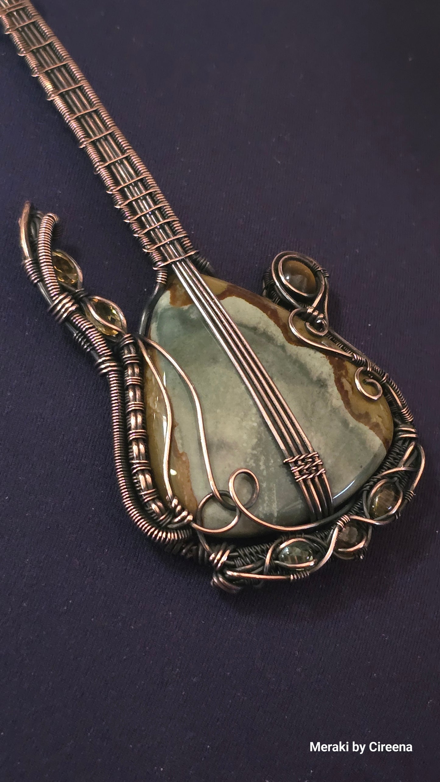 Custom Made Miniature Guitar with Stand