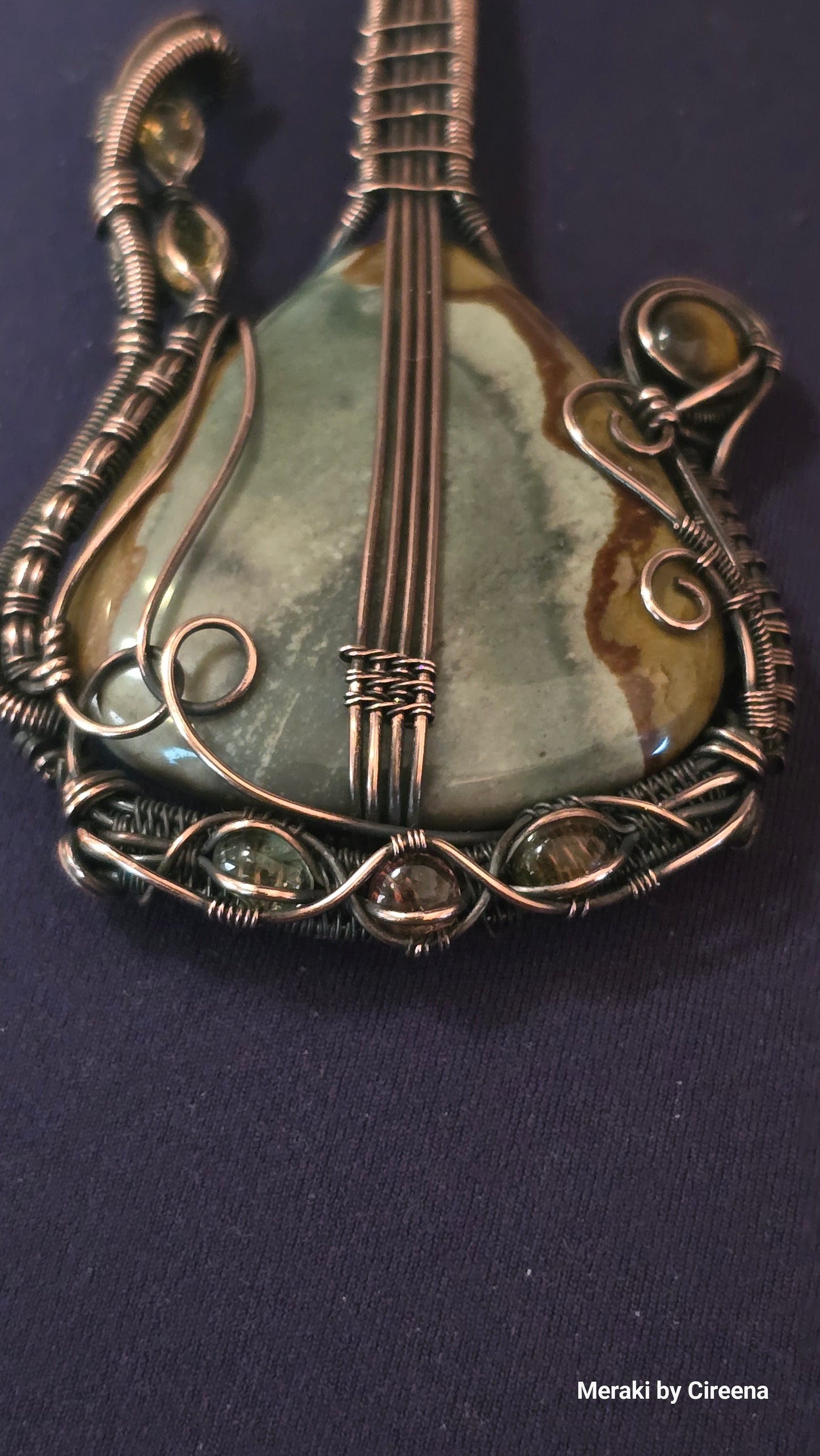 Custom Made Miniature Guitar with Stand