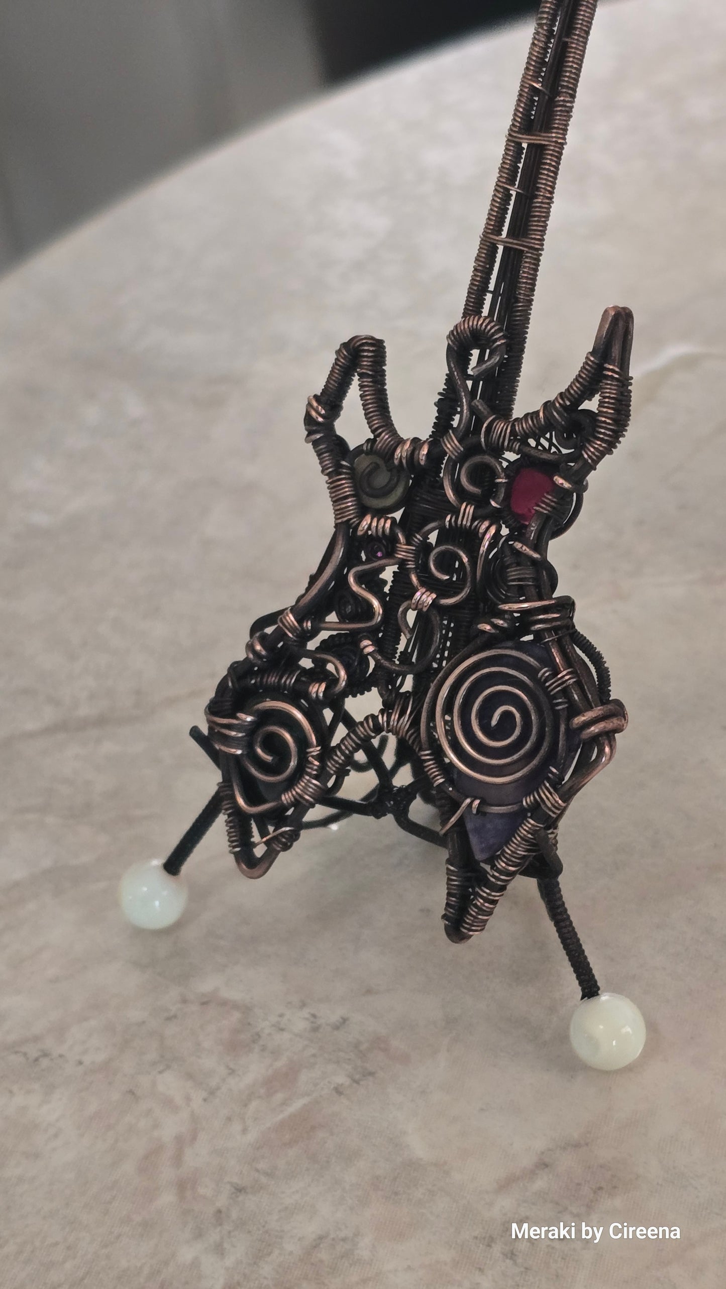 Chaos - Warlock Guitar Pendant with Stand