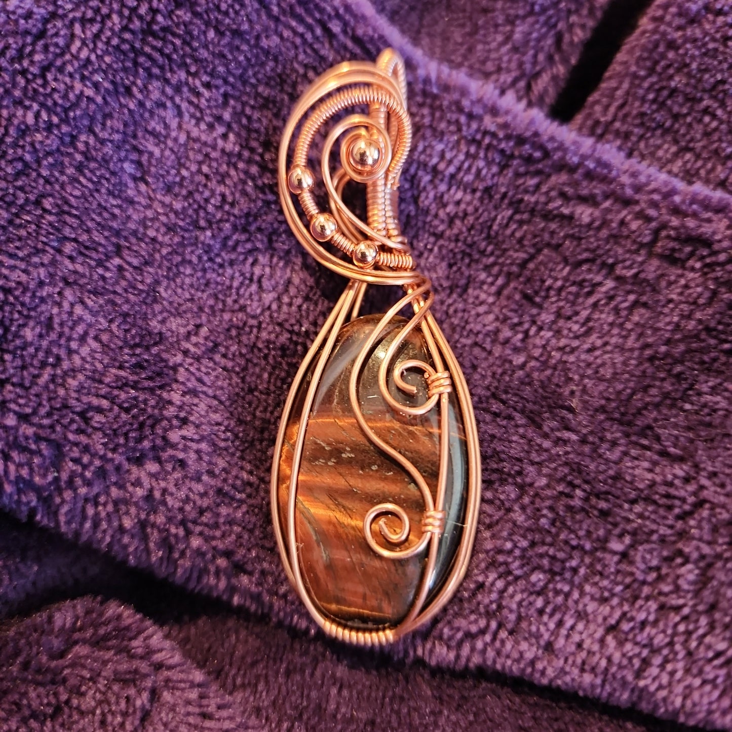 Dragon's Eye Copper Pendant