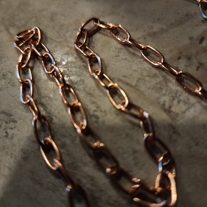 5 mm Copper Link Chain with Magnetic Clasp