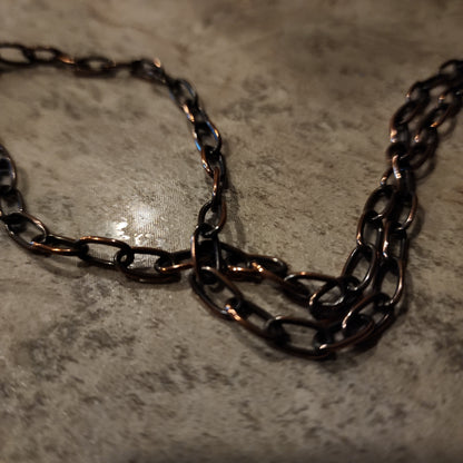 5 mm Copper Link Chain with Magnetic Clasp