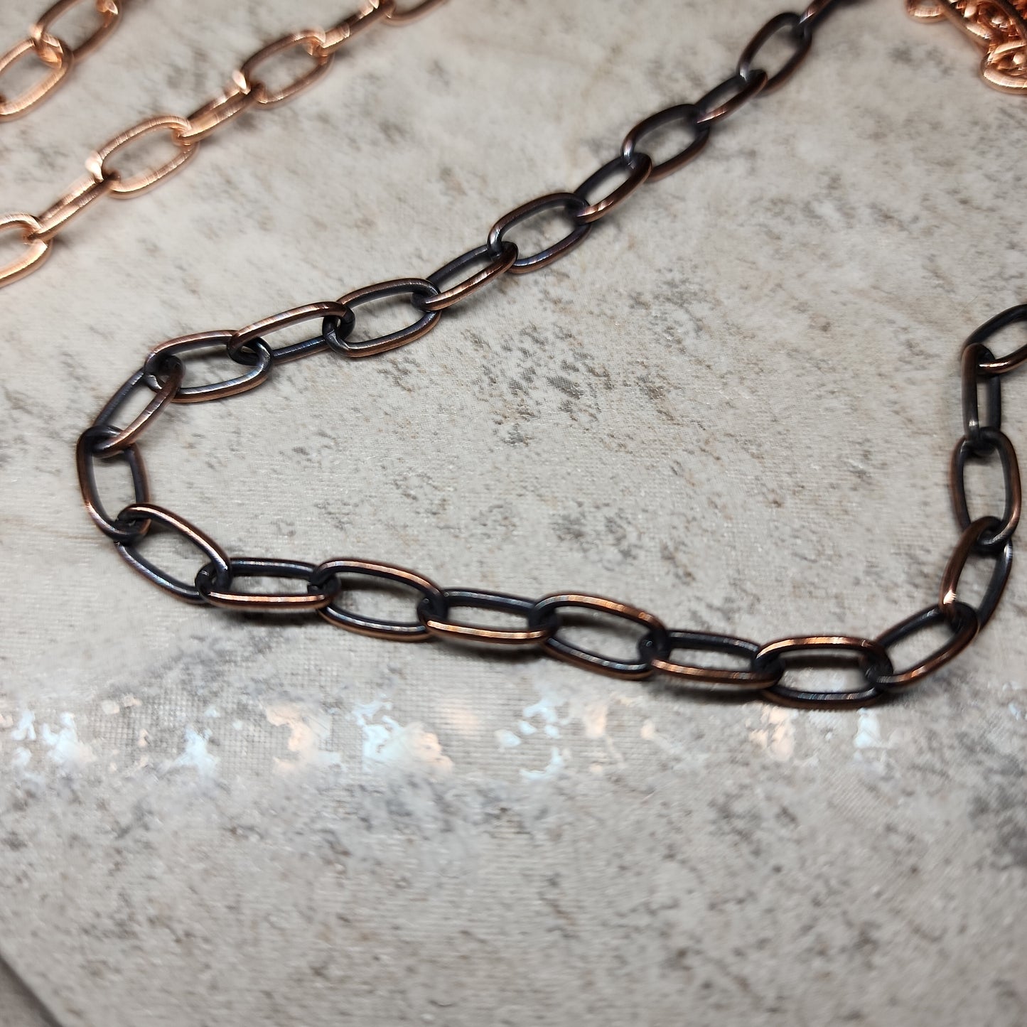 5 mm Copper Link Chain with Magnetic Clasp