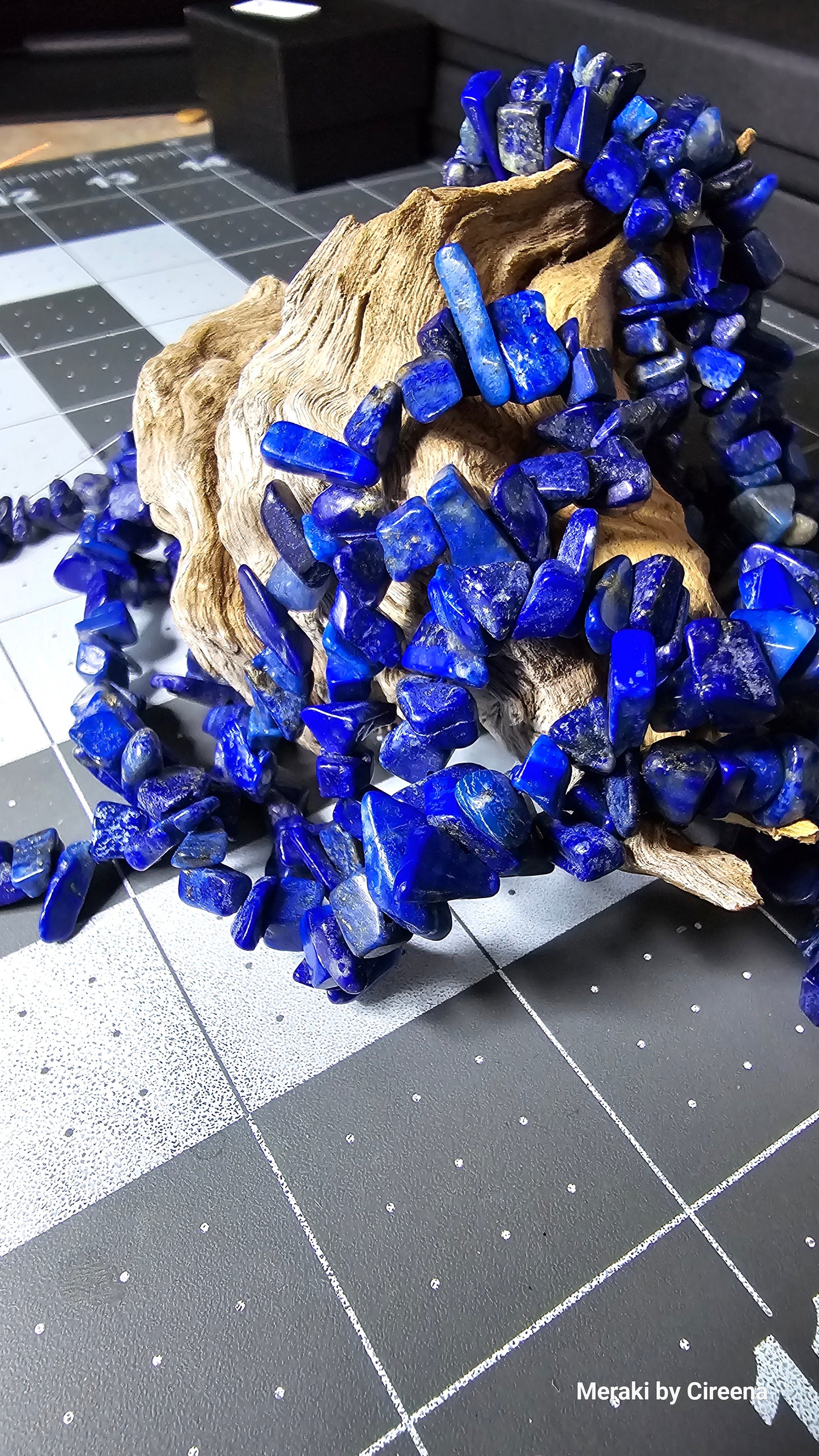 60" Lapis Lazuli Necklace