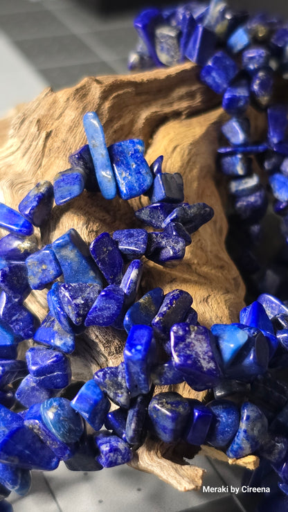 60" Lapis Lazuli Necklace