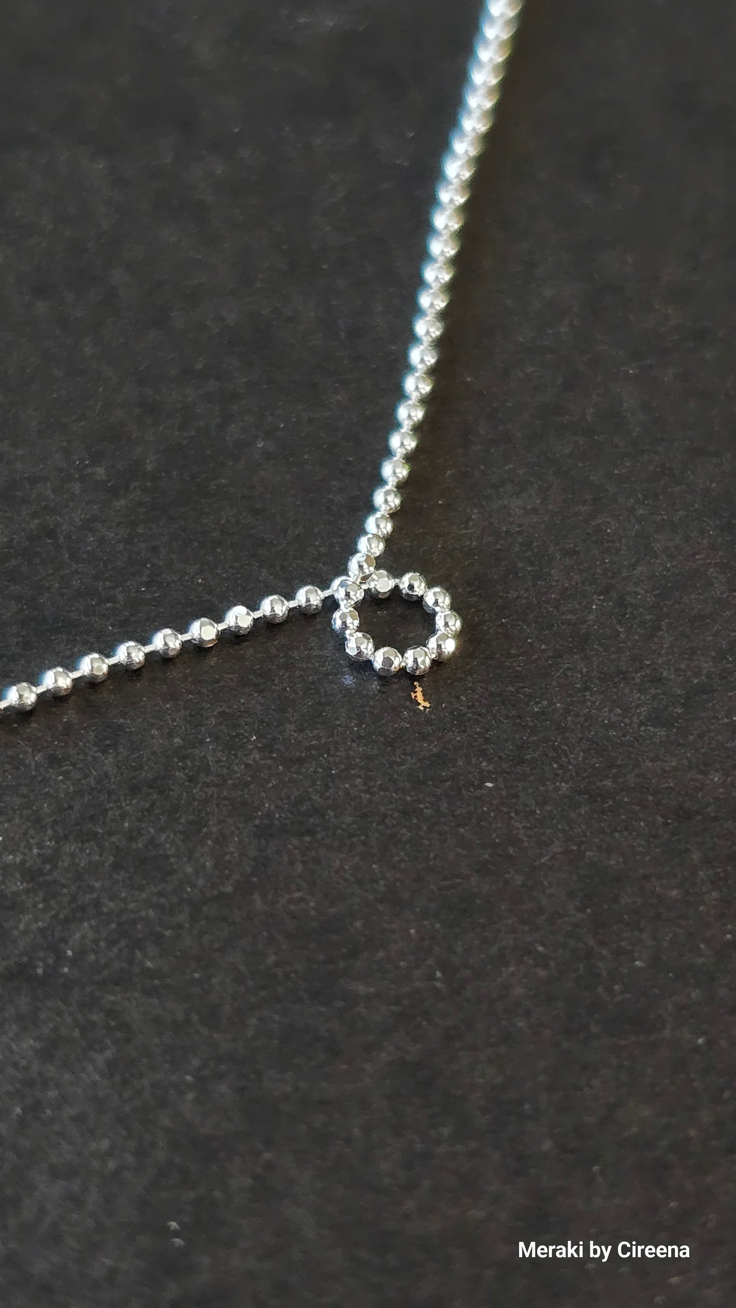 1 mm Italian Sterling Silver Diamond Cut Bead Chain - 20"