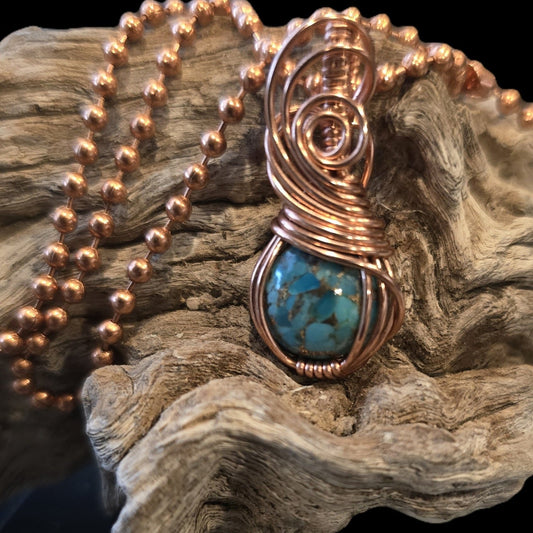 Turquoise Copper Mini Pendant