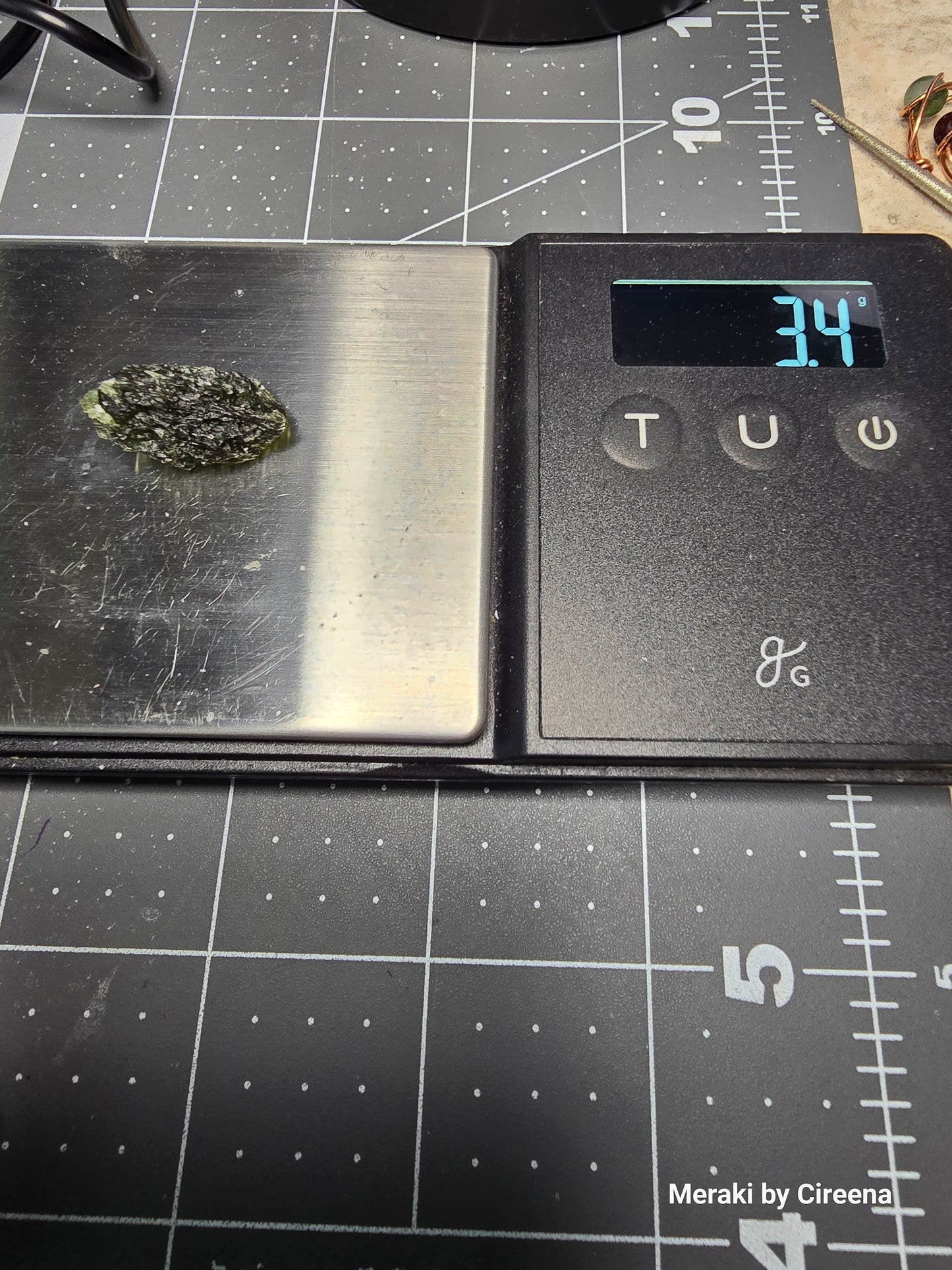 3.4 gram Moldavite