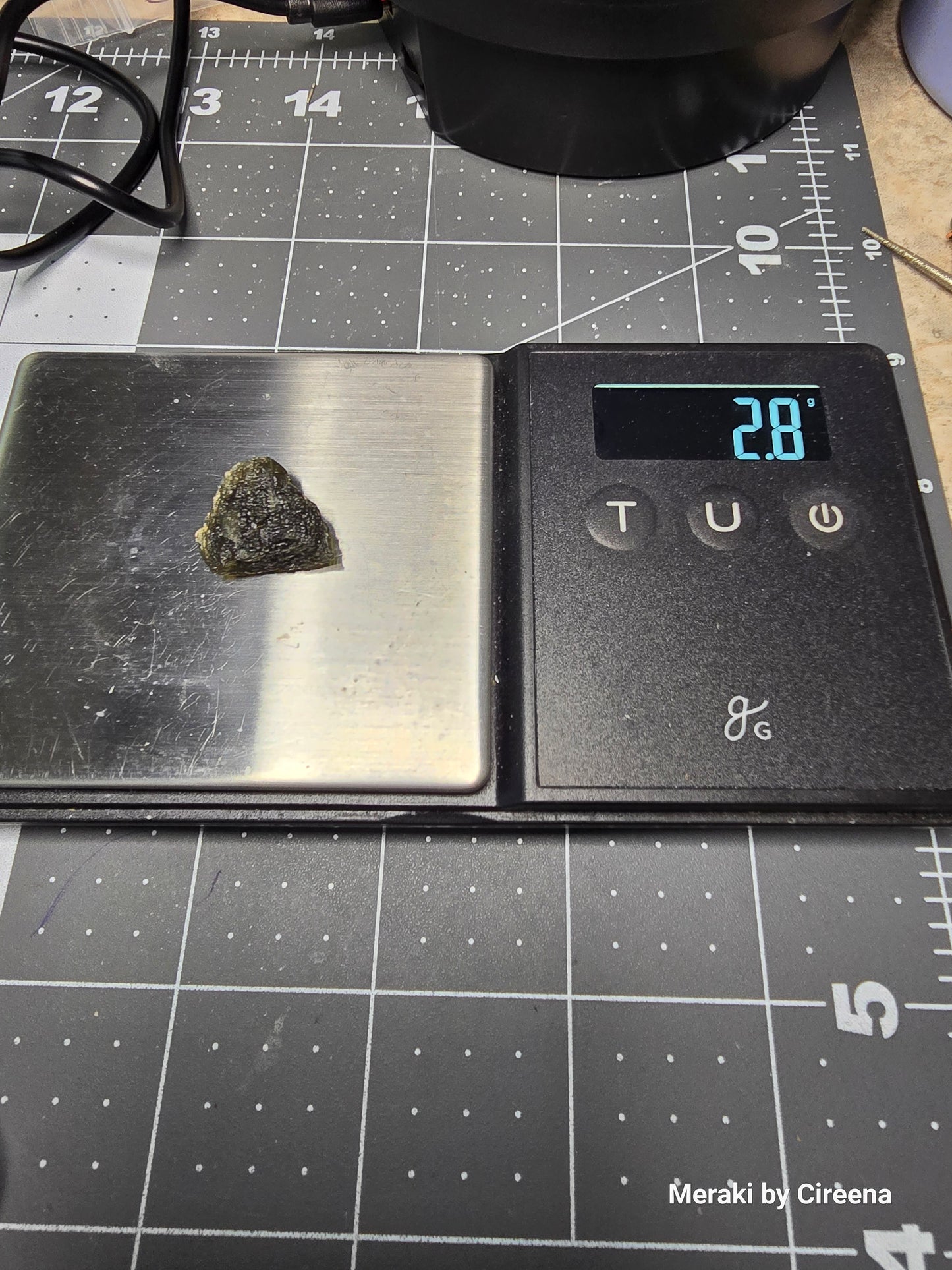 2.8 gram Moldavite