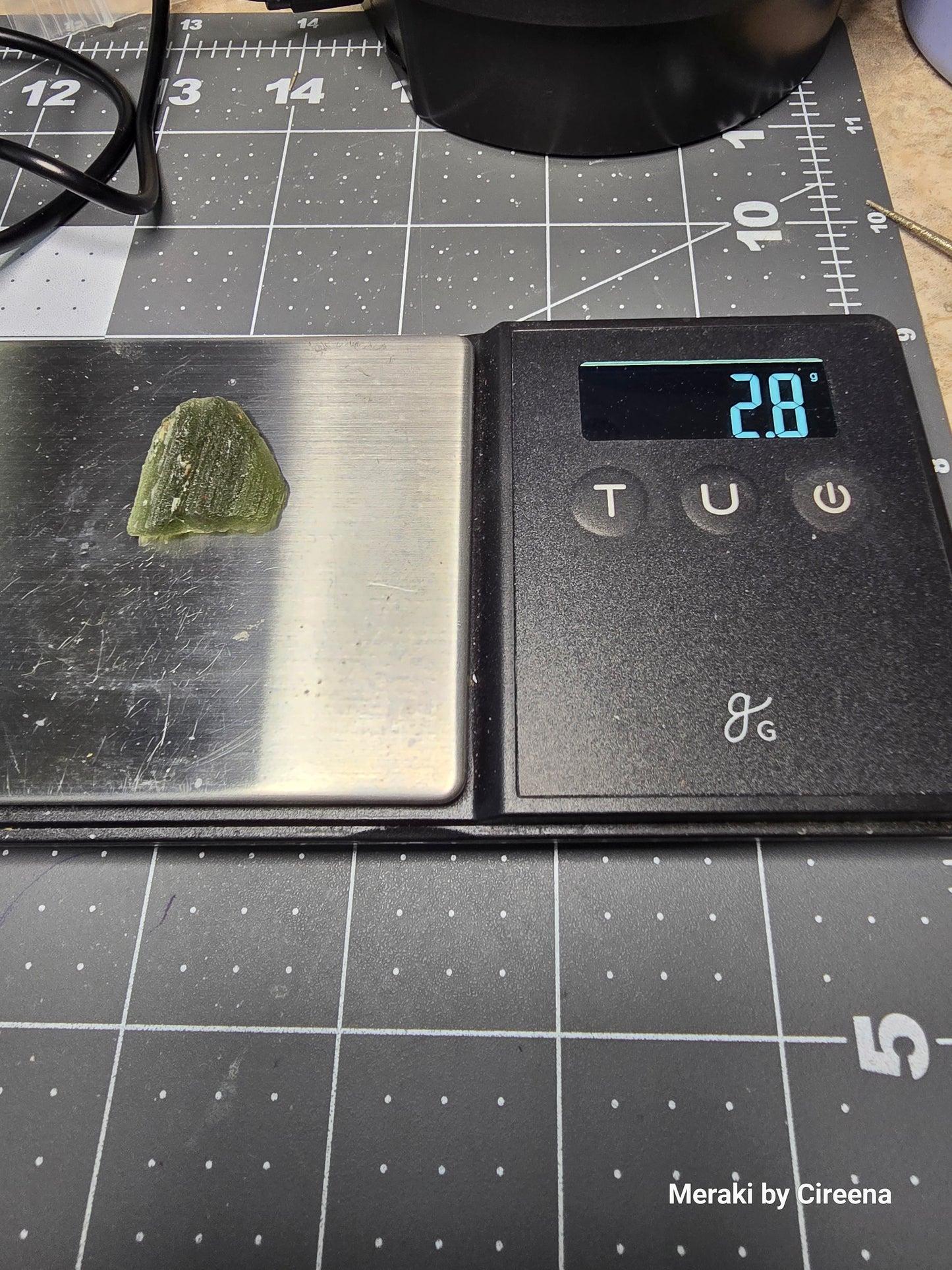 2.8 gram Moldavite