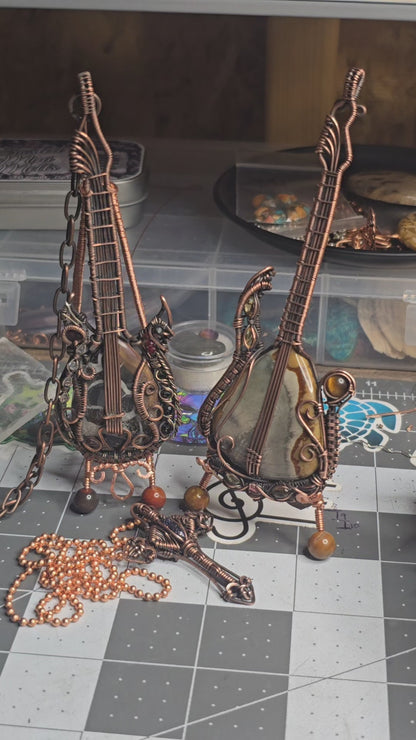 Custom Made Miniature Guitar with Stand